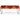 African Springbok Metal Bench in Burnt Orange, product view 1