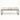 White Speckle Cowhide Bench in Nordy Bronze, product view 1