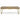 African Kuba Cloth Bench in Satin Brass, product view 2
