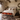 African Springbok Metal Bench in Burnt Orange, product view 4