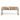 Exotic Taupe Cowhide Bench in Dull Nickel, product view 1
