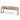 Exotic Taupe Cowhide Bench in Dull Nickel, product view 2