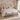 Gray White Speckle Cowhide Bench in Chrome, room photo 5