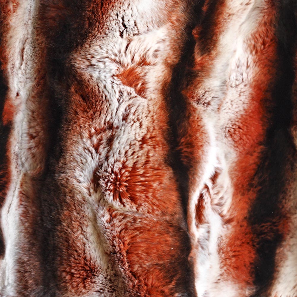 Rex Rabbit Pelt in Burnt Red | Ultra-Soft Luxury Fur – Outpost Original