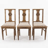 Neoclassical Revival Urn-Back Dining Chairs, Set of 3