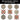 Makenge basket selection grid, Medium, 18 to 19 inch diameter. Baskets numbered 1 to 9. A red X marks a basket that is sold.