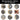Makenge basket selection grid, Medium, 18 to 19 inch diameter. Baskets numbered 55 to 63. A red X marks a basket that is sold