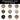 Makenge basket selection grid, Small, 15 to 16 inch diameter. Baskets numbered 10 to 18. Choose your basket by its number.