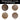 Makenge basket selection grid, X-Large, 21 to 22 inch diameter. Baskets numbered 22 to 25. Choose your basket by its number.