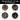 Makenge basket selection grid, X-Large, 21 to 22 inch diameter. Baskets numbered 26 to 29. Choose your basket by its number.