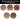 Makenge basket selection grid, X-Large, 21 to 22 inch diameter. Baskets numbered 1 to 5. A red X marks a basket that is sold.