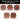 Makenge basket selection grid, X-Large, 21 to 22 inch diameter. Baskets numbered 1 to 5. A red X marks a basket that is sold.