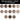 Makenge basket selection grid, X-Small, 11 to 12 inch diameter. Baskets numbered 1 to 13. Choose your basket by its number.