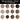 Makenge basket selection grid, X-Small, 11 to 12 inch diameter. Baskets numbered 27 to 38. Choose your basket by its number.