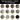 Makenge basket selection grid, X-Small, 11 to 12 inch diameter. Baskets numbered 39 to 50. Choose your basket by its number.