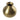 large Pakistani brass milk pot, studio view 5