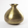 medium Pakistani brass milk pot, studio view 2
