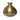 medium Pakistani brass milk pot, studio view 7