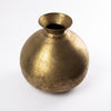 small Pakistani brass milk pot, studio view 3
