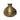 small Pakistani brass milk pot, studio view 10