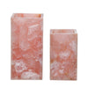Rose Quartz Flower Vase by Outpost Original