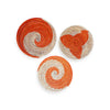 Handwoven Set Of 3 Handwoven Orange & White Wall Baskets â Made In Senegal Basket Crafted By Artisans by Outpost Original