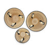 Handwoven Set Of 3 Handwoven African Owl Wall Baskets â Made In Swaziland Basket Crafted By Artisans by Outpost Original