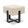 White Lorelei Bench in Matte Black
