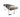 Stencil Zebra Cowhide Miami Bench in Chrome