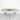 Beige & White Speckled Miami Cowhide Bench with Chrome Legs