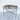 Gray Cowhide Stool – Speckled Hide with Chrome X-Base