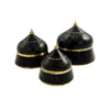 Brass And Bone Trinket Box In Black by Outpost Original