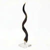 African Natural Kudu Horn on Lucite