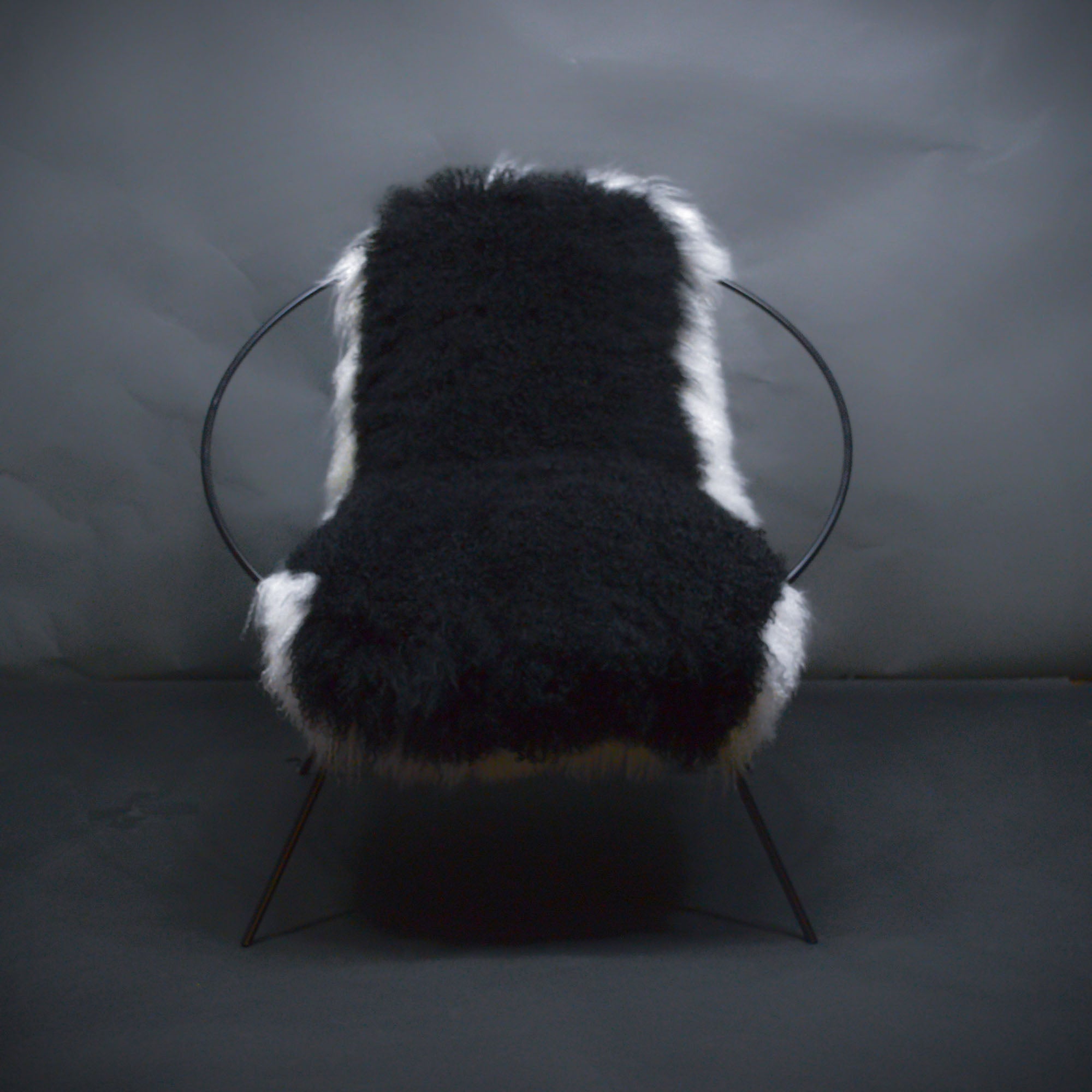 Round Native Chair Tibetan Lamb Round Lounge Chair | Outpost Original
