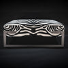 Zebra Cowhide Coffee Table