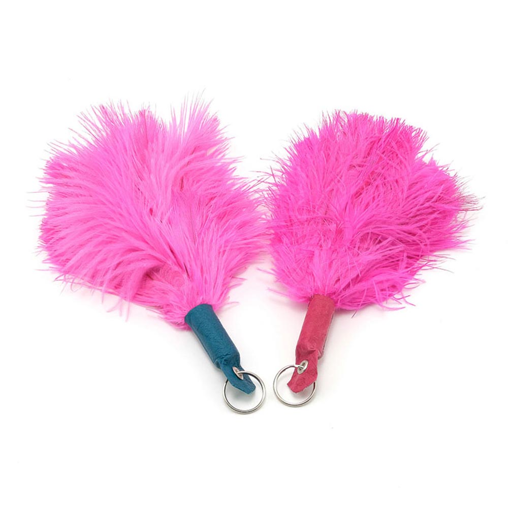 Elegant Ostrich Feather Key Chain | Available in Countless Colors ...