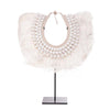 Pulau White Feather & Shell Necklace by Outpost Original