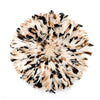 Cameroon Juju Hat In White Exotic Speckle by Outpost Original