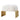 White Kid Plate Key West Bench in Satin Brass