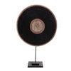 Black Beaded Cowrie Shield by Outpost Original