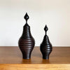 Hand-Lathed Ebony Wood Vessel - Rarico Collection Ebony Vessel From Mozambique by Outpost Original