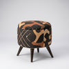 Small Kuba Cloth Ottoman — One of a Kind