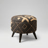 Kuba Cloth Ottoman — One of a Kind