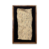 Mbuti Barkcloth Wall Art on Maple Wood Frame