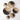Lily Pad D6 Wall Art - Pattern. All six Lily Pad sizes in a staggered group.