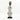 White Cowrie-hat African Namji doll 18.5 in — handmade Cameroon beaded figurine