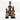 Gold Cowrie-hat African Namji dolls in three sizes — handmade Cameroon figurines