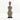 Silver Cowrie-hat African Namji doll 18.5 in — handmade Cameroon beaded figurine
