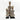 Silver Cowrie-hat African Namji dolls in three sizes — handmade Cameroon figurines