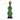 Green Cowrie-hat African Namji doll 18.5 in — handmade Cameroon beaded figurine